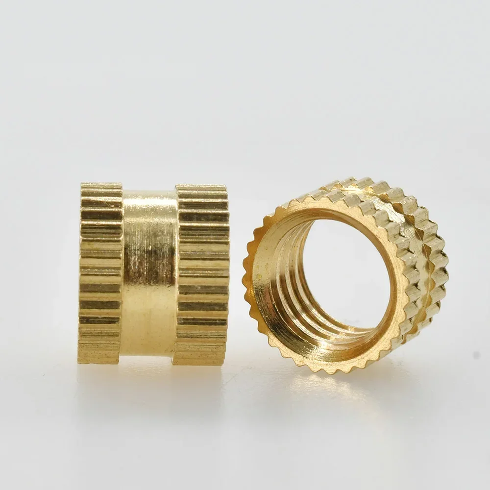 M2 M2.5 M3 M4 M5 M6 Brass Inserts  Hot Insert Nut Melting Heat Copper Nuts 3D Printer Laptop Nutsert Embedded Injection Nuts