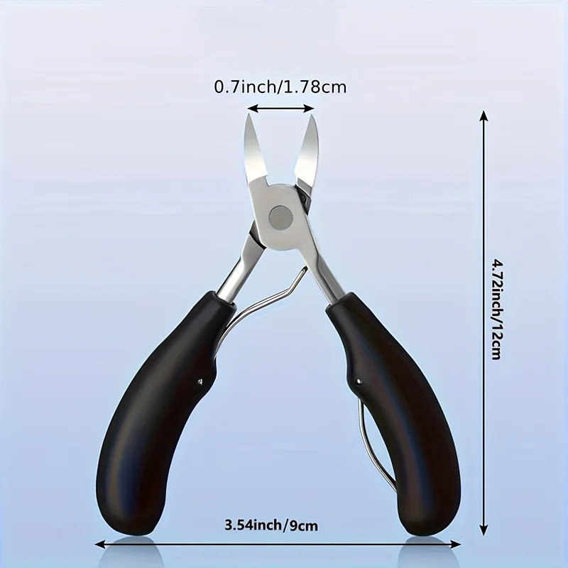Heavy-Duty Professional Nail Clipper Suitable for Thick Toenails and Ingrown Nails Stainless Steel Blade, Splash-Proof Design
