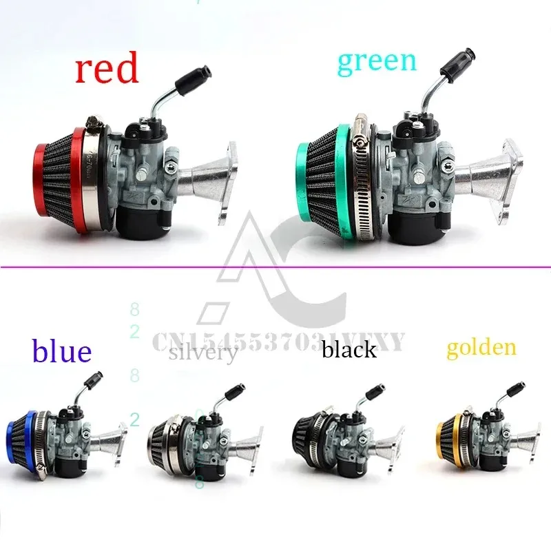 49cc Performance 19mm Carburetor Air Filter Assembly for 2-Stroke 47cc 49cc Mini Pocket Bike