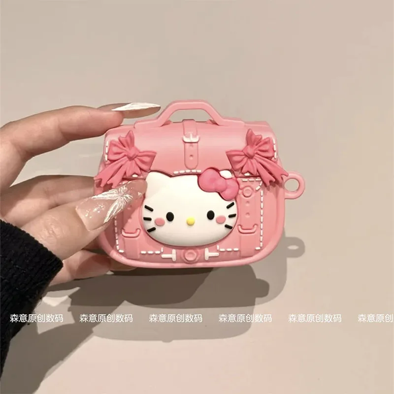 Kawaii Sanrio HelloKitty Airpods 4 Protective Case Fourth Generation Airpod Pro2 Suitable For Apple Earphone Cover Gifts Toys - Image 4