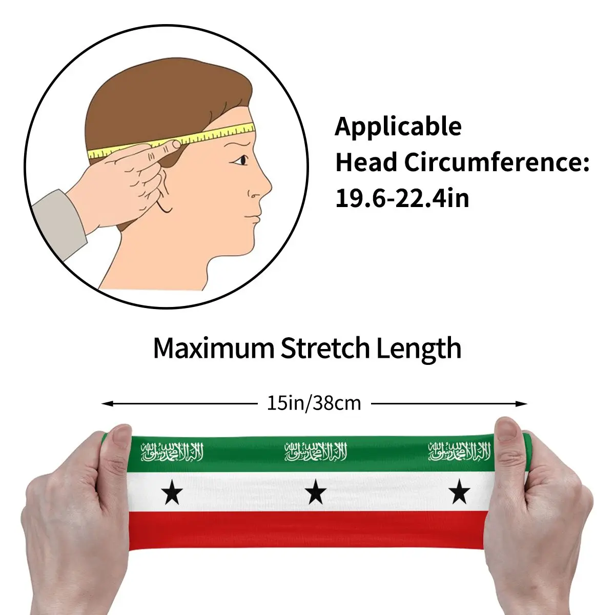 عقال العلم من الصومال ، عقال الرأس لكرة المضرب ، صالة الألعاب الرياضية ، أغطية الرأس اللياقة البدنية ، اكسسوارات الشعر