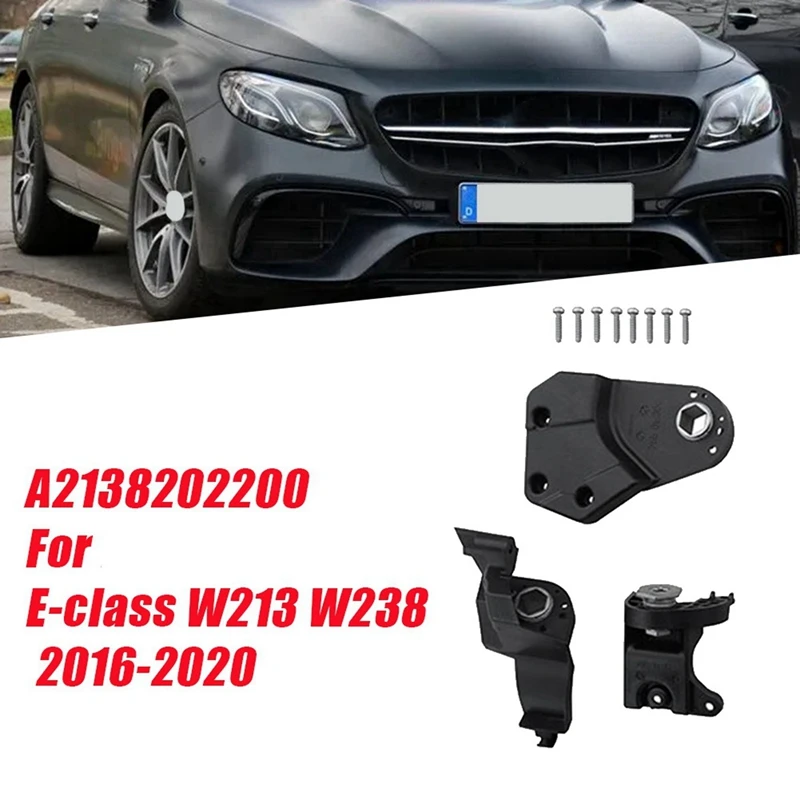 2X A2138202200 Right Headlight Bracket Repair Kits For Mercedes Benz E W213 W238 2016-2020 Headlight Fixed Holder Screw