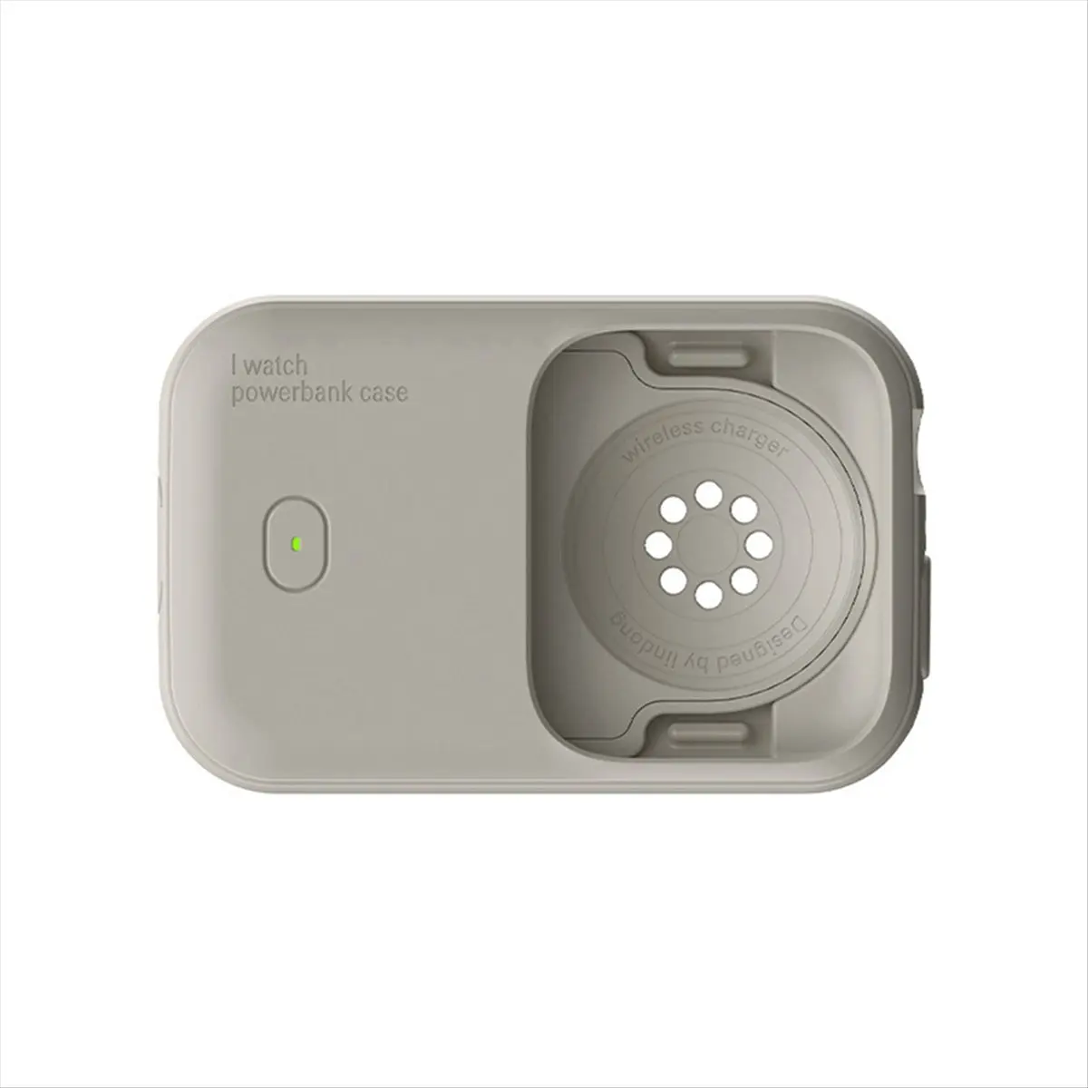 popop For Apple Watch Portable Wireless Charger, 1200mAh Outdoor Mobile Power Device, for IWatch Fast Charging Case 44/45mm A