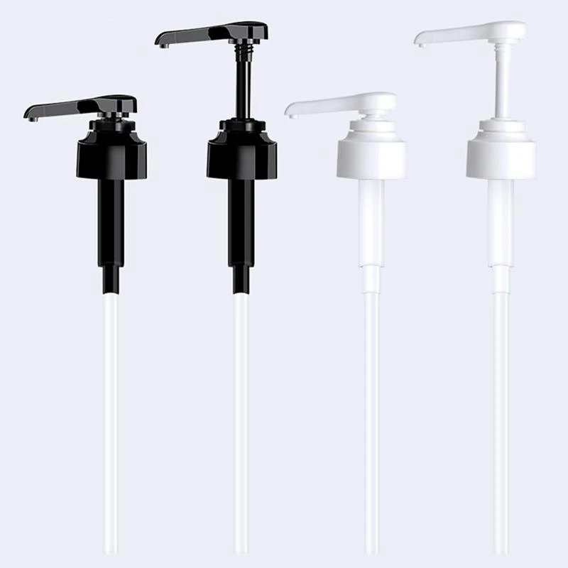 5pcs Kitchen Syrup Liquid Dispenser Juice Bottle Pumps Replacement for Regular Mouth Shampoo Bottles