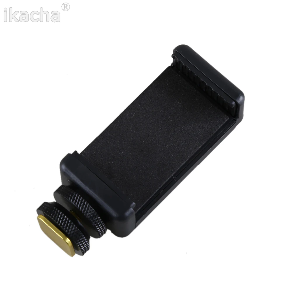 Professional 1/4 Phone Clip Holder Flash Hot Shoe Screw Universal Adapter Tripod Mount For Canon Nikon Sony DSLR Camera