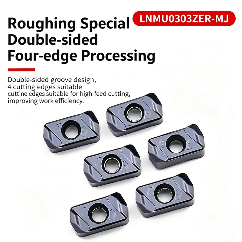 LNMU0303ZER MJ Hartmetalleinsätze CNC-Drehwerkzeuge Externe Drehklingen Universal für Edelstahl- und Stahlteile – Detail 1
