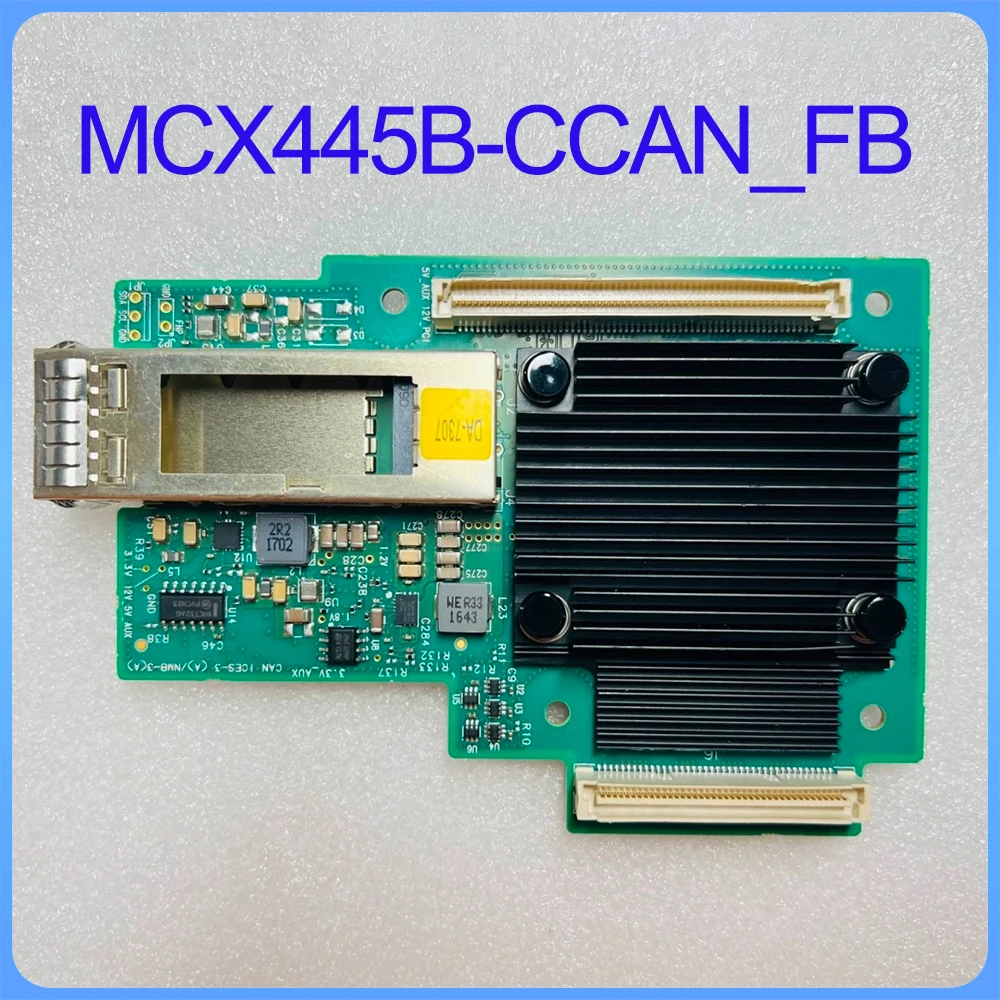 For Mellanox MCX445B-CCAN_FB 0CP2.0 single-port 10 Gigabit optical network card