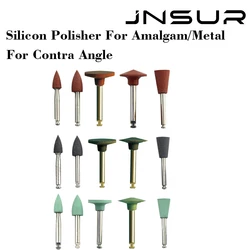 Dental Silicone Grinding Head Amalgam/Metal Polisher For Low-Speed Handpiece Contra angle Composite Teeth Polishing RA Stone