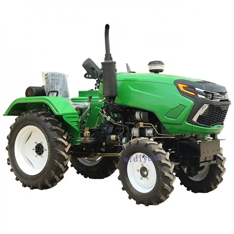 Trator agrícola com segadeira para agricultura, pequeno, mini, 30 HP, 4x4, 4wd, frete grátis