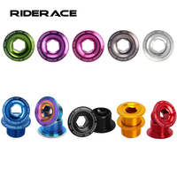 Bike Crank Cover Screws M18/M20 Aluminum Alloy Bicycle Crank Arm Fixing Bolt MTB Crankset Crank Cover For Shimano Crank Bolt Cap