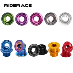 Bike Crank Cover Screws M18/M20 Aluminum Alloy Bicycle Crank Arm Fixing Bolt MTB Crankset Crank Cover For Shimano Crank Bolt Cap