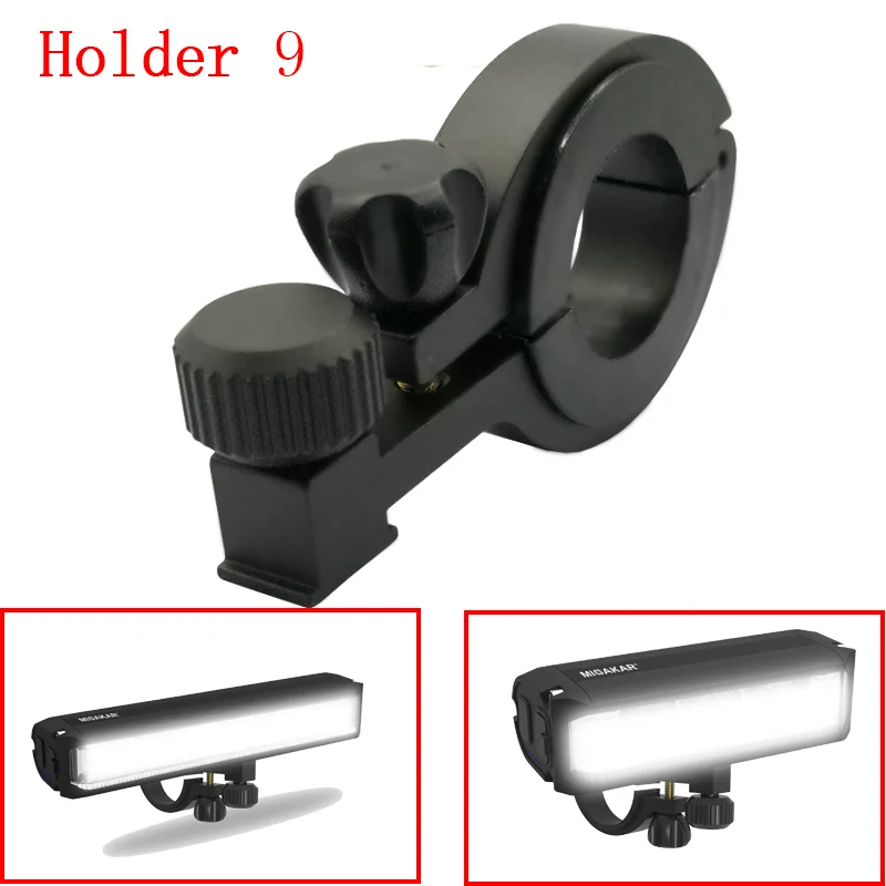 Support de lumière de vélo, support de lumière de vélo, accessoires de vélo, Rotation à 360 degrés, support de lampe de poche de vélo, 1 pièce