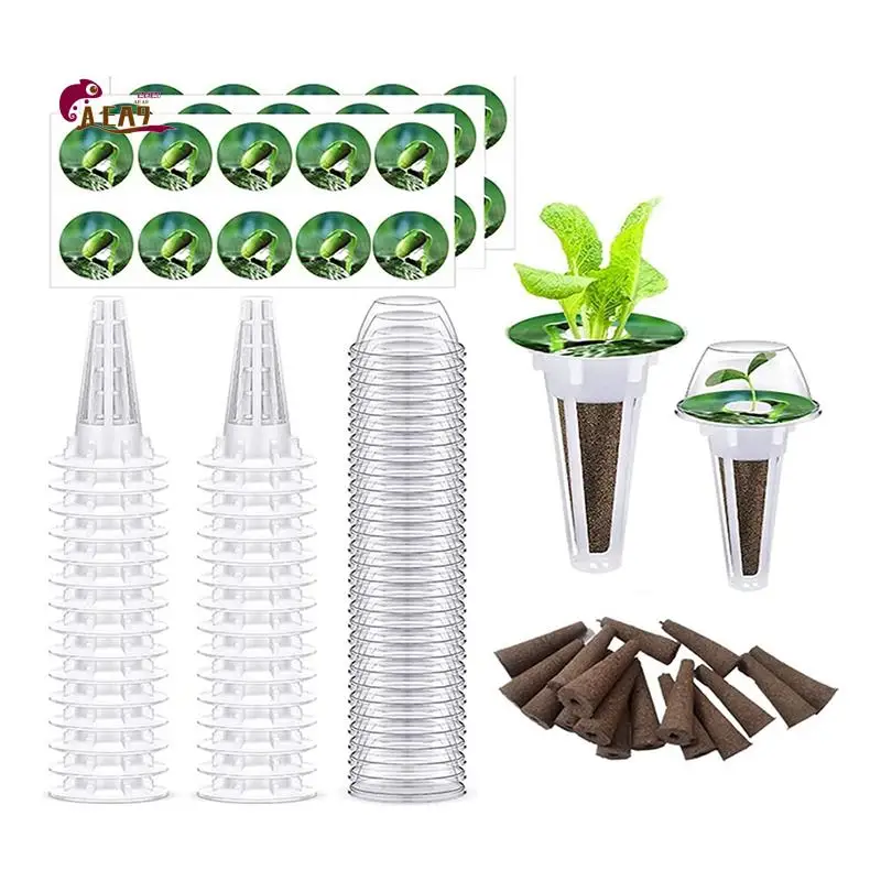 

AEA9-24PCS Seed Pod Kit For Aerogarden, Hydroponics Grow Anything Kit Garden Seed Starting System Indoor Hydroponics Supplies