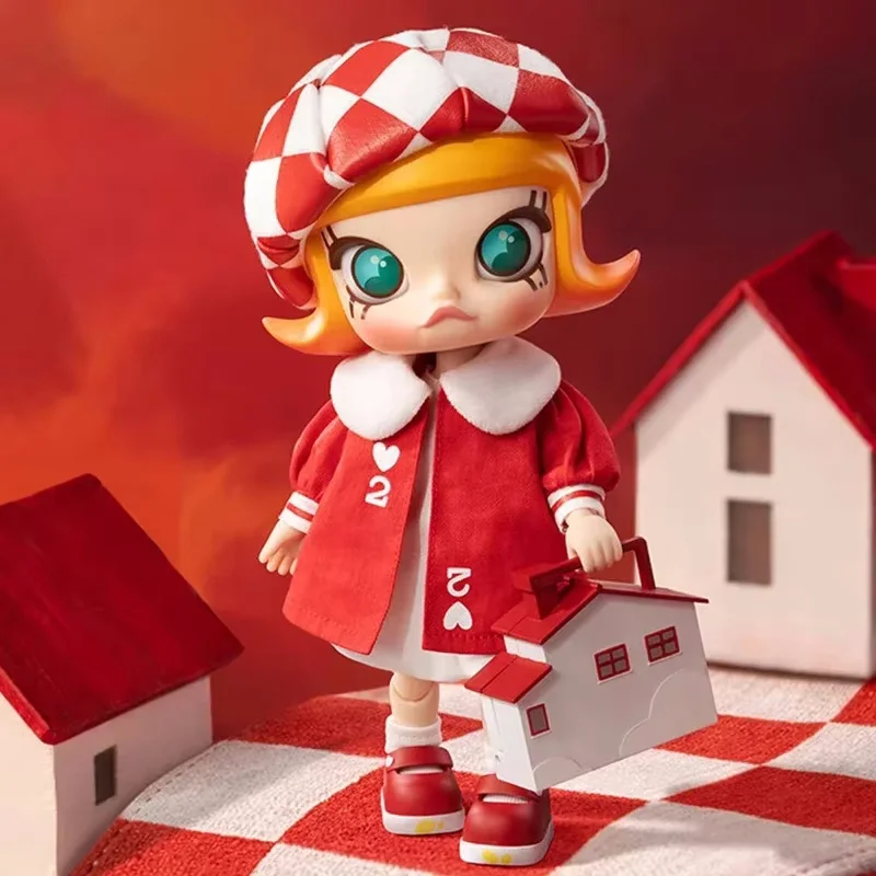 

POP MART Molly: Серия к 20-летию – Модная коллекционная фигурка-сюрприз (случайный выбор), аниме-фигурка, игрушка-модель, украшение, кукла