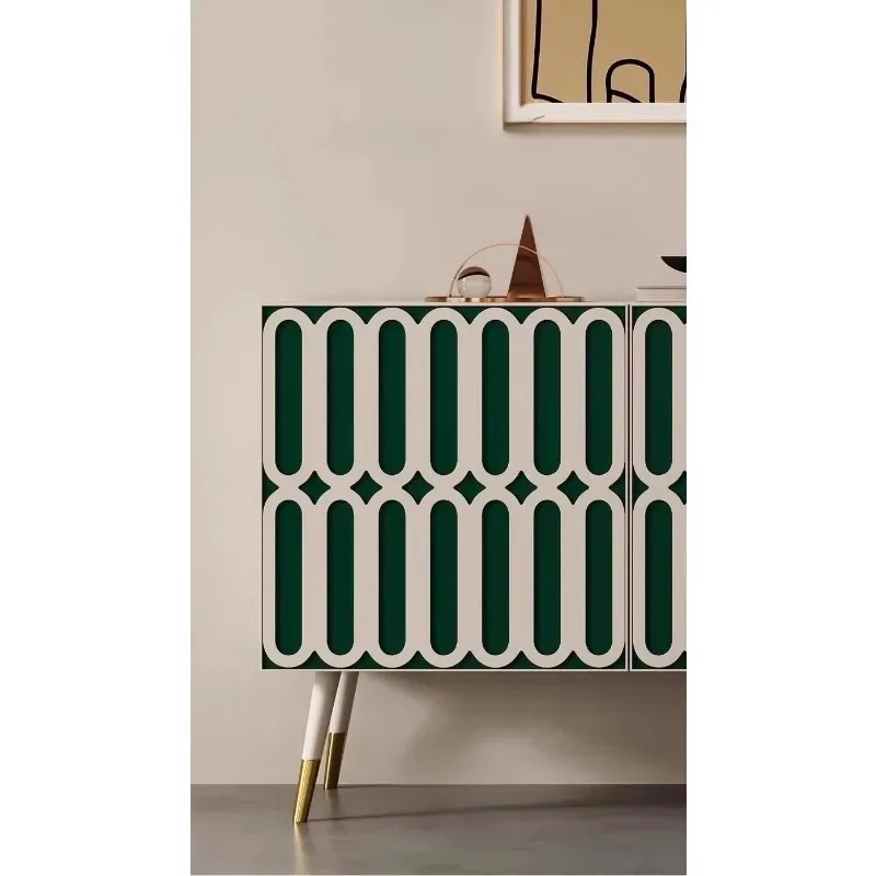 Simple modern creative side cabinet French cream style tea cabinetFurniture supplies, furniture