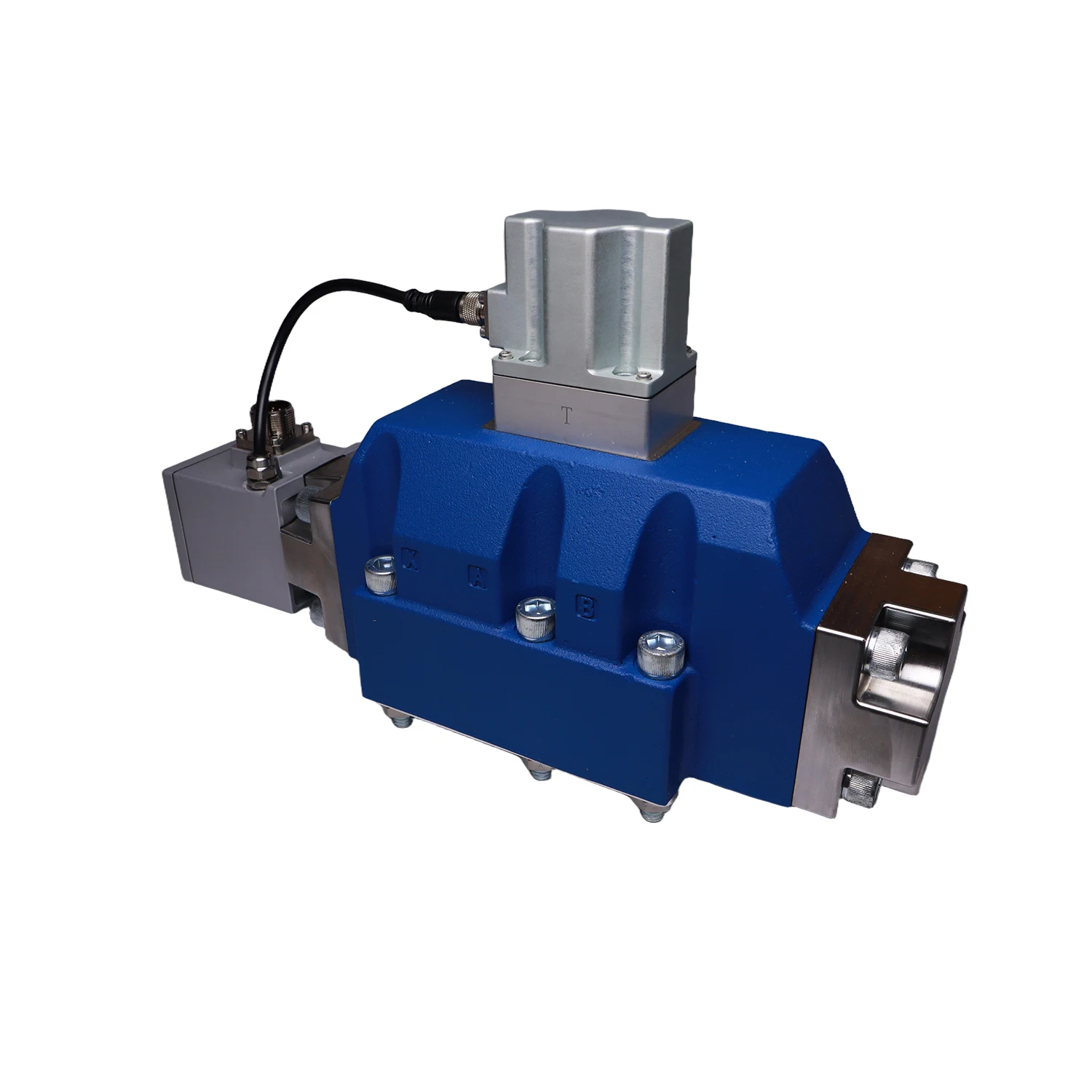 วาล์วควบคุมทิศทางไฟฟ้าไฮดรอลิกแบบสัดส่วนไหล รุ่น FF-664 ซีรีส์ วาล์วเซอร์โวไหลสูงแบบมีระบบควบคุมไฟฟ้า