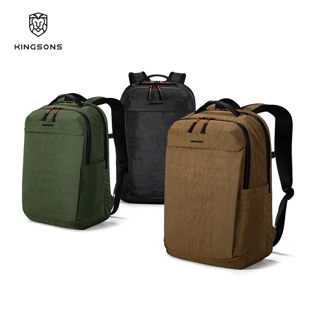 Kingsons Backpack Simple Outdoor Cross-Border Portable Leisure Backpack Anti-Splashing Luggage Pocket Mori Computer Bag