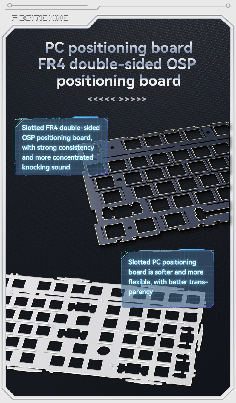 Ajazz AK980 V2 Gaming Mechanische Tastatur Geschenk-Switch Vollgröße RGB-Tastenkappen Montage Drei Modi – Detail 7