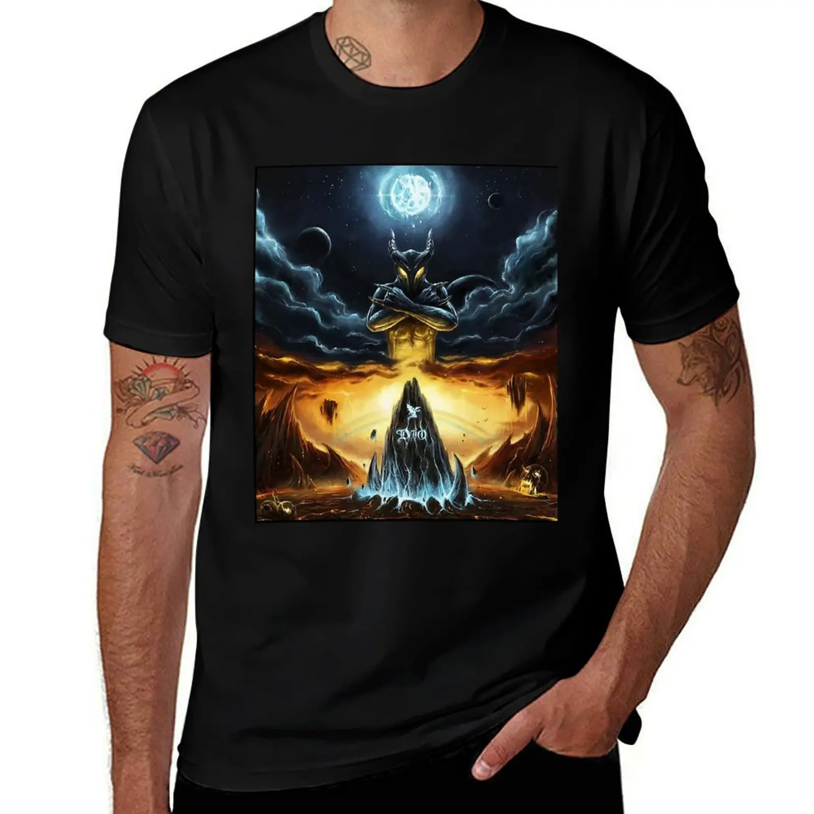 

For Men Women Ronnie James Dio Gift For Halloween T-Shirt Plus Size Non-Shrink T-Shirt