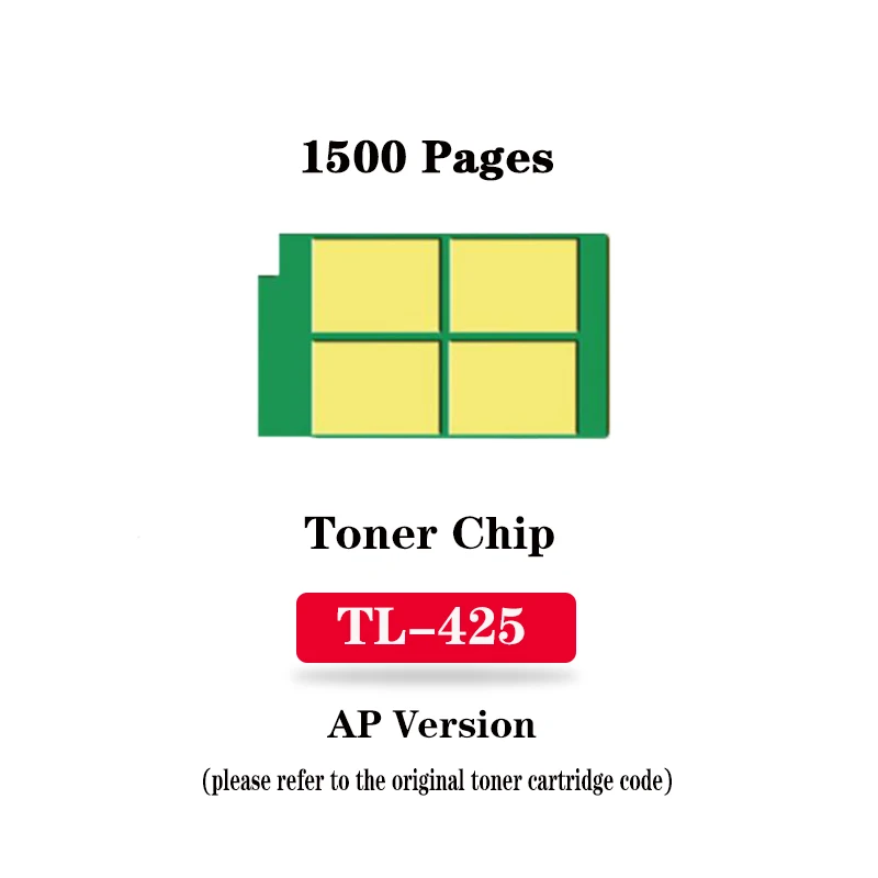 TL-425 Series Toner Cartridge Chip for M7105DN/M7105DW/P3305DN/P3305DW DL-425 Series Drum Chip