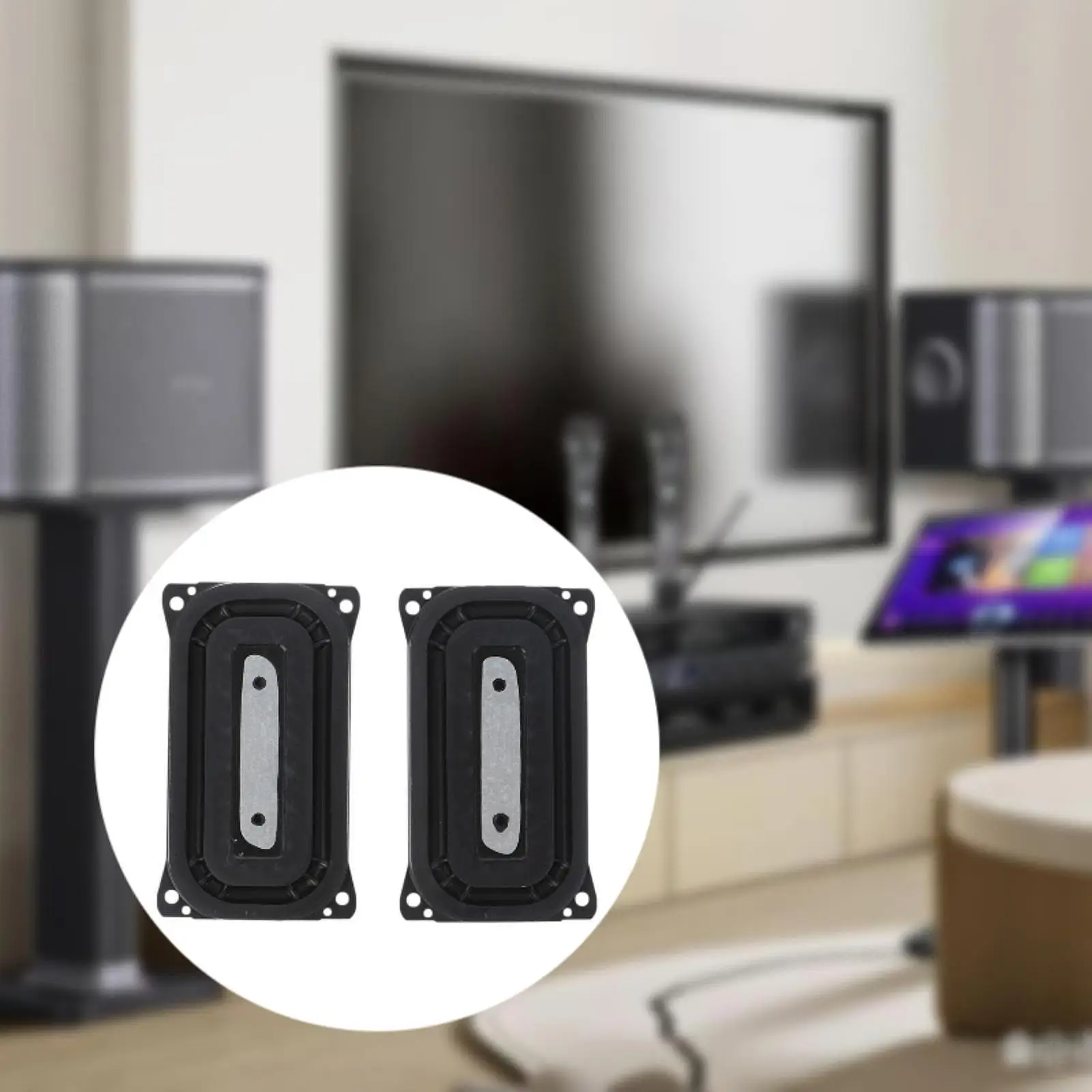 2 Pieces Speaker Passive Radiator Vibration Plate High Performance Subwoofer