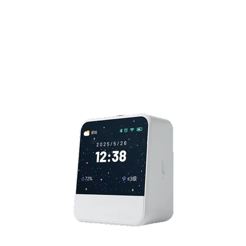 

Smart voice speaker learning alarm clock, time manager
