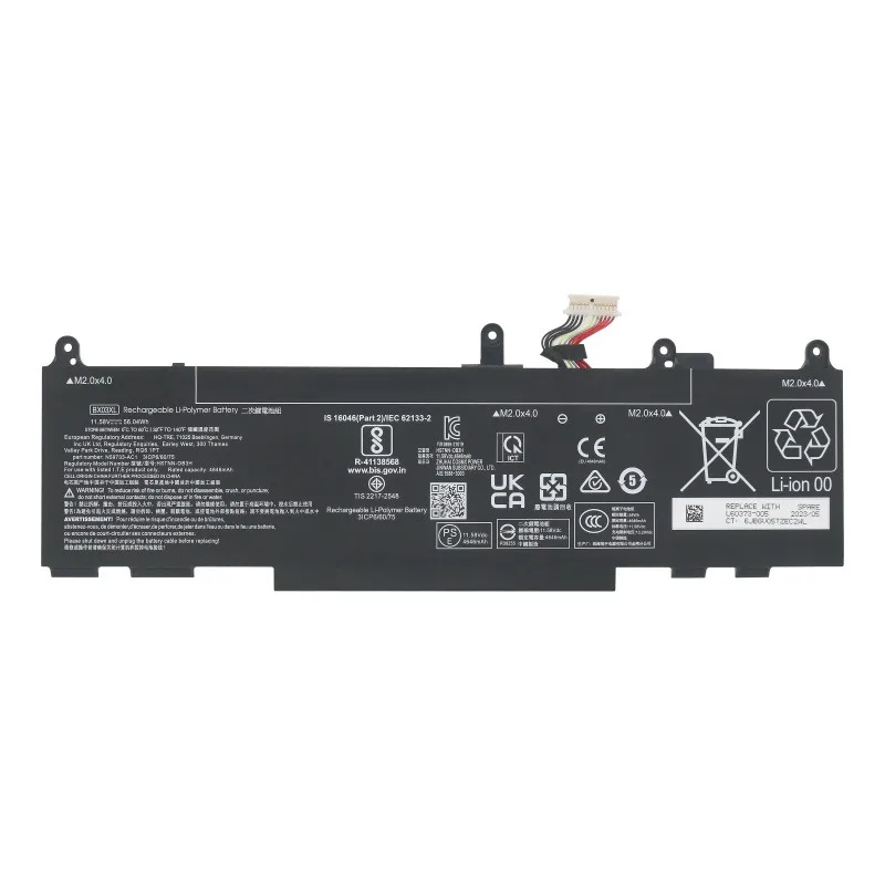 Emerging-Akku BX03XL BX03056XL für 830 845 G11 ZBook Firefly 14 G11 HSTNN-AB1D HSTNN-OB3H 11,58 V 56.04 Wh