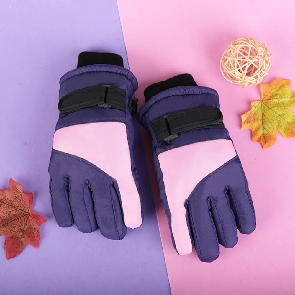 

Новые водонепроницаемые лыжные перчатки, теплые нескользящие зимние варежки, утепленные детские перчатки