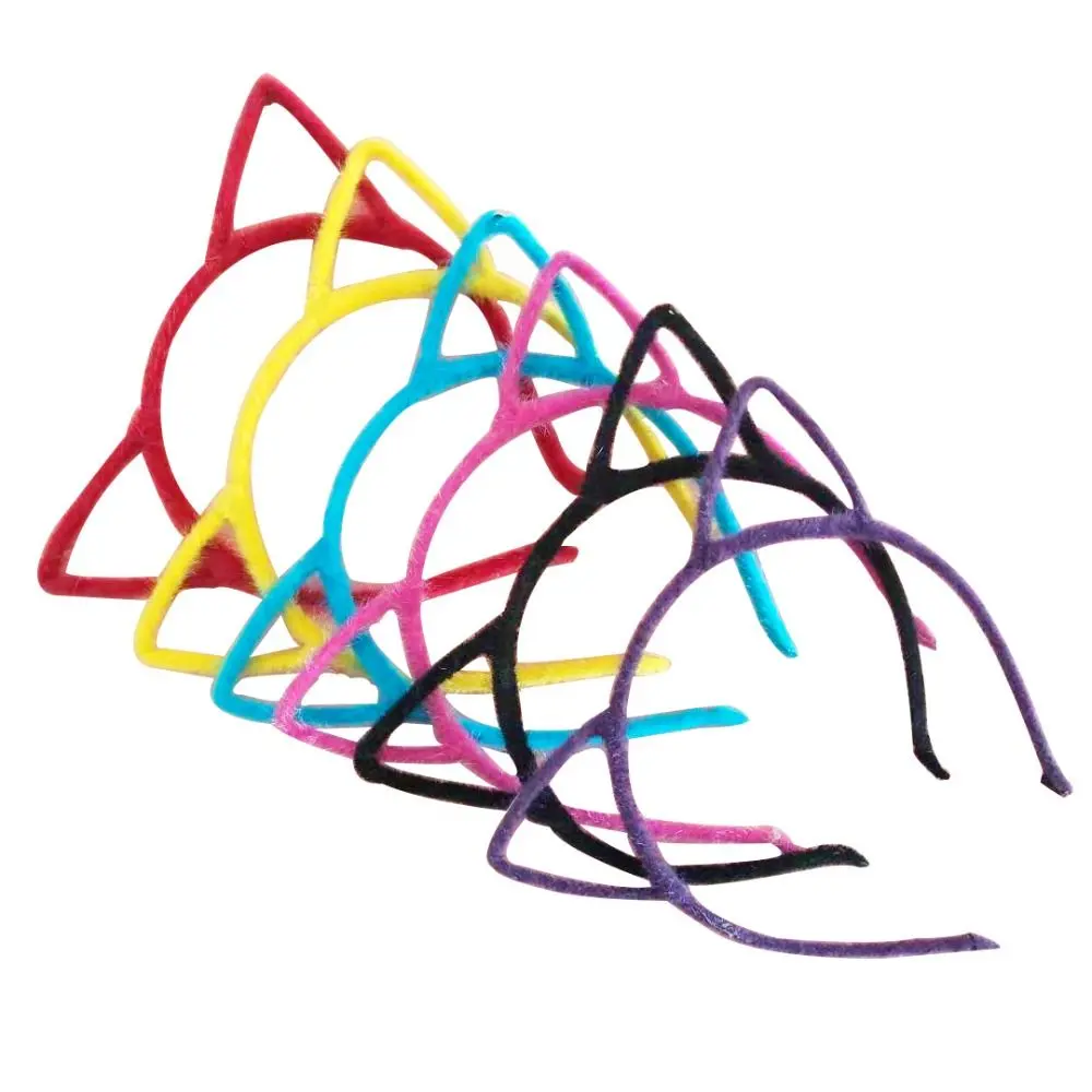 Luminous Hair Hoop LED Rabbit Ears Headband Crown Light Flashing Glowing Cat Ears Hair Band Concert Support Decoration