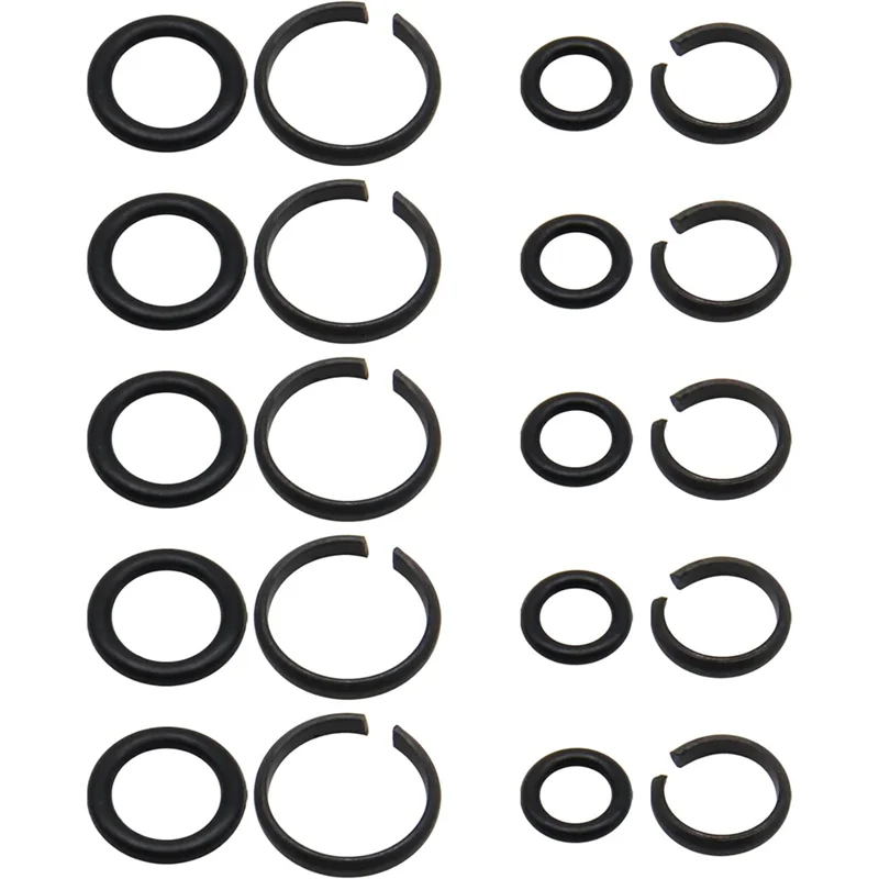 

ABMH-Dual Size Impact Wrench Retainer Ring Kits (10+10 Sets) With O-Rings, For Electric And Pneumatic Wrench Applications