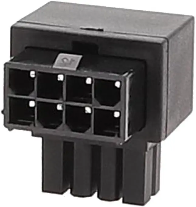 10PC 8 Pin Female 90 Degree Angled To 8 Pin Male Power Adapter CPU Power Steering Connector For Desktops Graphics Video Card CPU