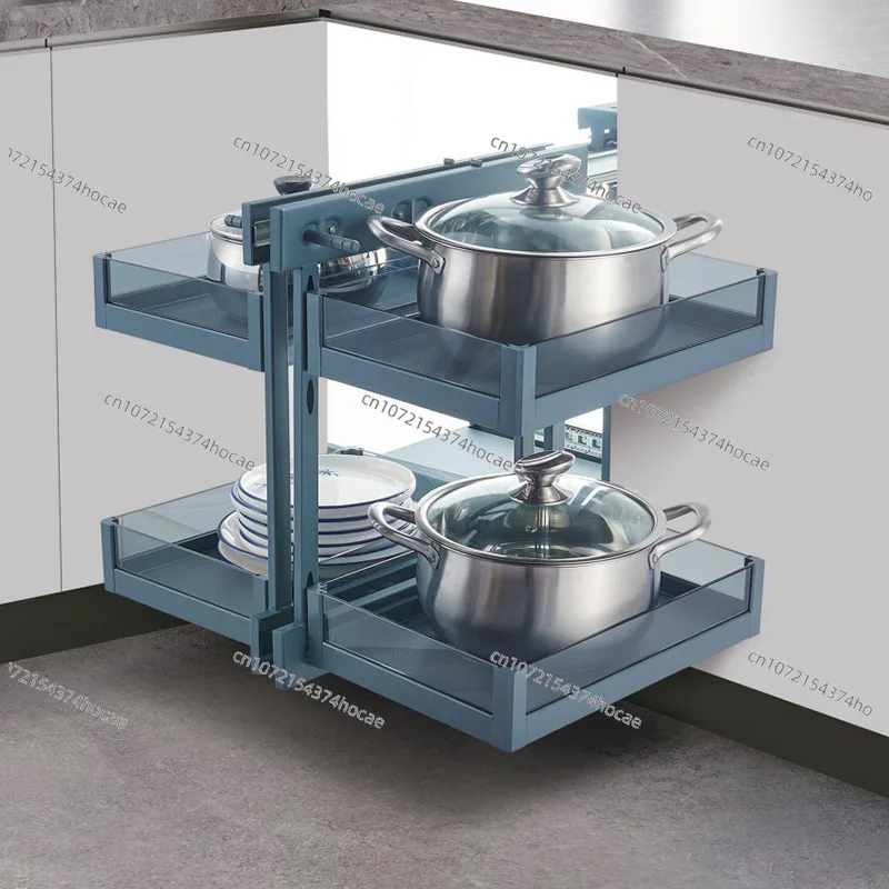 Cinet Corner Basket, Kitchen Full Pull Out, Corner Pot Basket