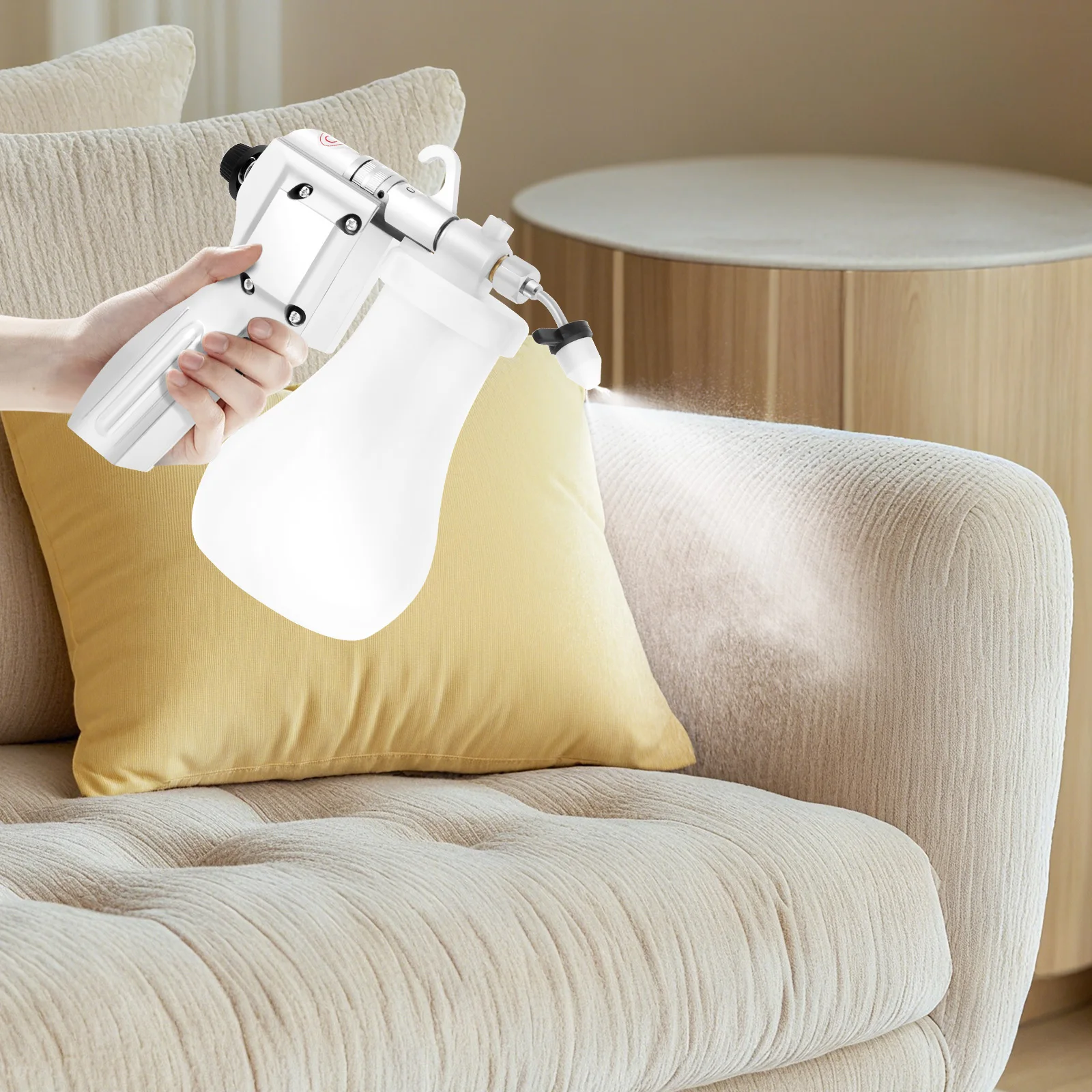 

110V 60W Textile Spot Cleaning Gun, Fast Cleaning Spot Removal Tool, Decontamination Tool,used in Knitting, Dyeing, Clothing,etc