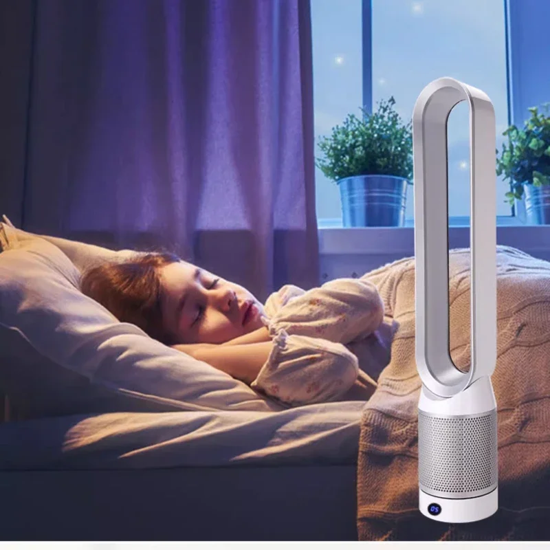 

110 В/220 В немецкий напольный вентилятор без лопастей с дистанционным управлением, тихий бытовой бесшумный башенный вентилятор для комнаты в общежитии