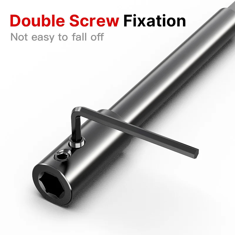 Extendable Rods for Impact Wrench Drill 6.35MM Drive Socket Adapter Long Extension Bar for Electric Tools Power Tool Accessories