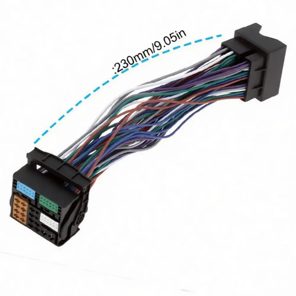 Auto Audio System Wiring Harness For VW MQB Skoda Golf 7 Power Speaker Extension Cable Adapter Connector Harness