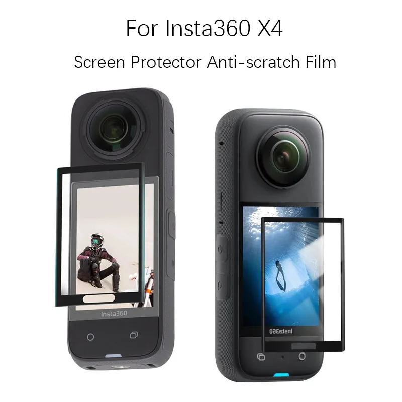 20D Screen Protector for Insta360 X4 Accessories Anti-scratch Film for Insta 360 X4 Full Coverage Protective Film (Not Glass)