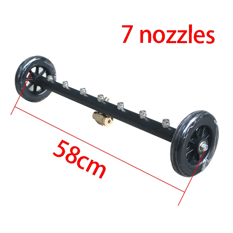 

Электрическая мойка высокого давления 24 дюйма, 4000 psi, для очистки дорог, с семью насадками