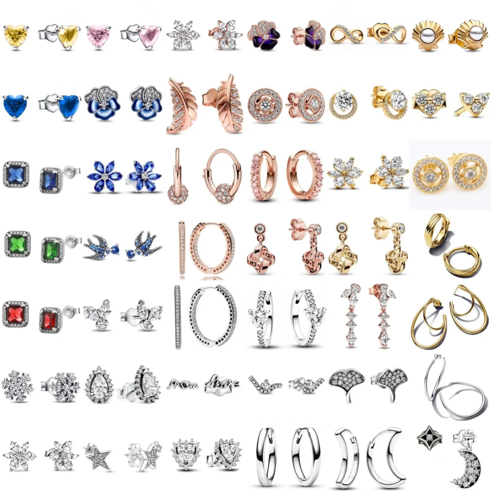 

Лидер продаж, серьги из серебра 925 пробы в форме сердца, снежинки, луны, свисания, подходят для женских праздников, изысканные очаровательные ювелирные изделия, подарки ﻿