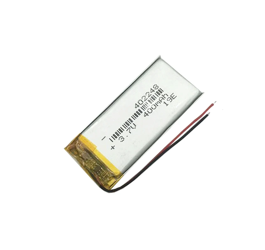 402248 400mah 3.7V Lithium Polymer Battery For Power Bank Electric Tool Recording Pen Camera Rechargeable Li-polymer Batteries