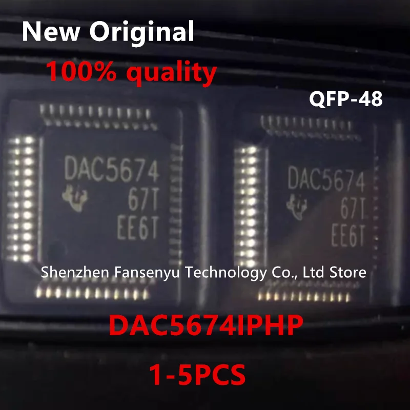 

(1-5piece) 100% New DAC5674 DAC5674IPHP DAC5674IPHPR QFP-48 Chipset.