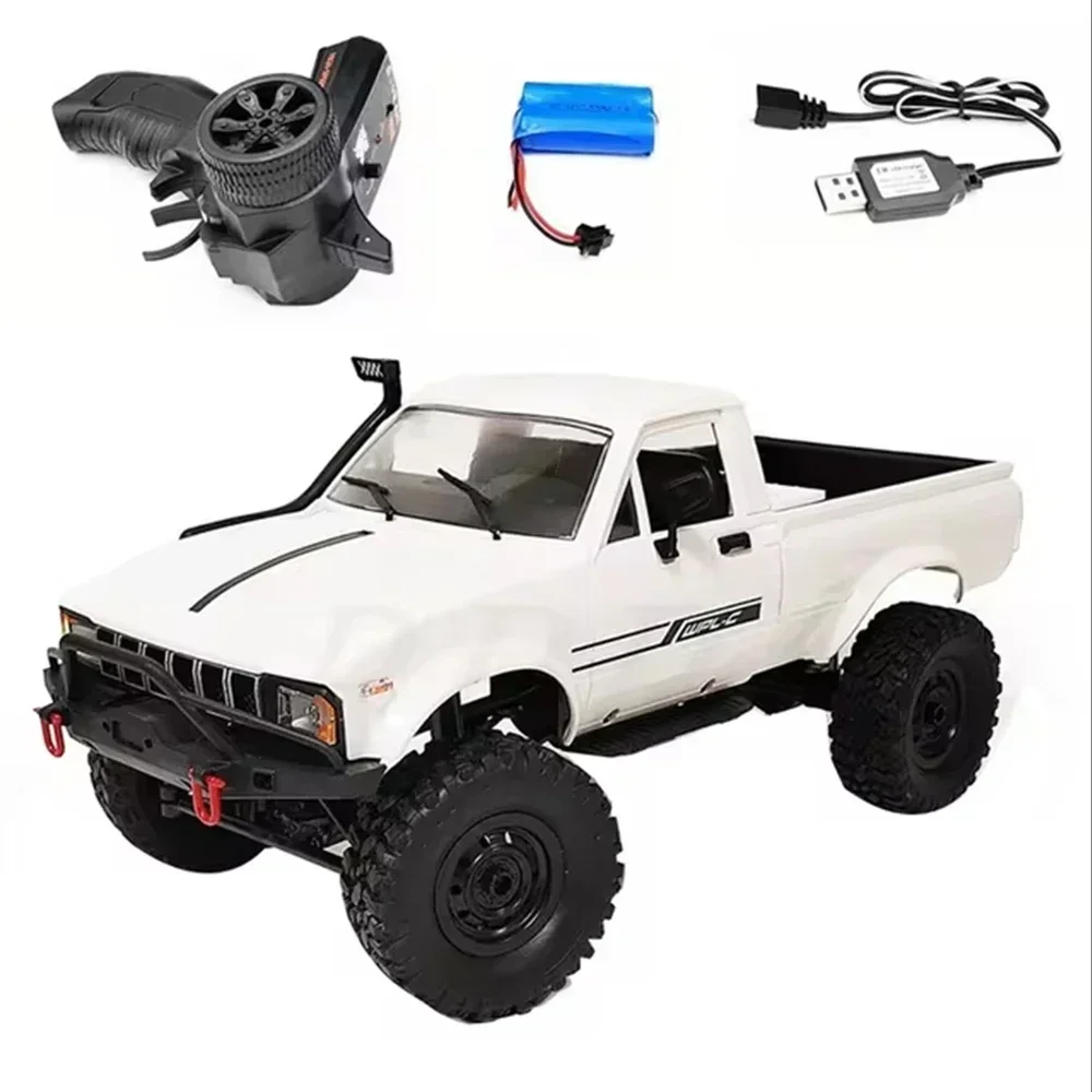 WPL C24-1 C64 C74-1 RC Car Full Scale 1:16 2.4G 4WD Rock Crawler Electric Buggy Climbing Truck LED Light On-road VS Wltoys MN