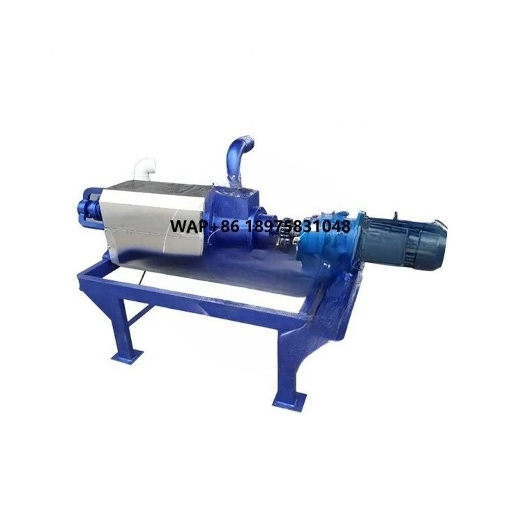 Livestock Treatment Animal Manure Dispose Equipment Screw Press Extrusion Separator