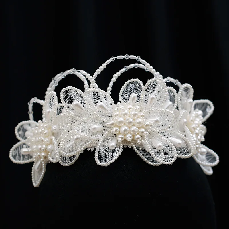 

Fairy Retro Heavy Industry Beaded Bride Hairband Mori Wedding Hair Accessories Sample Wedding Headdress