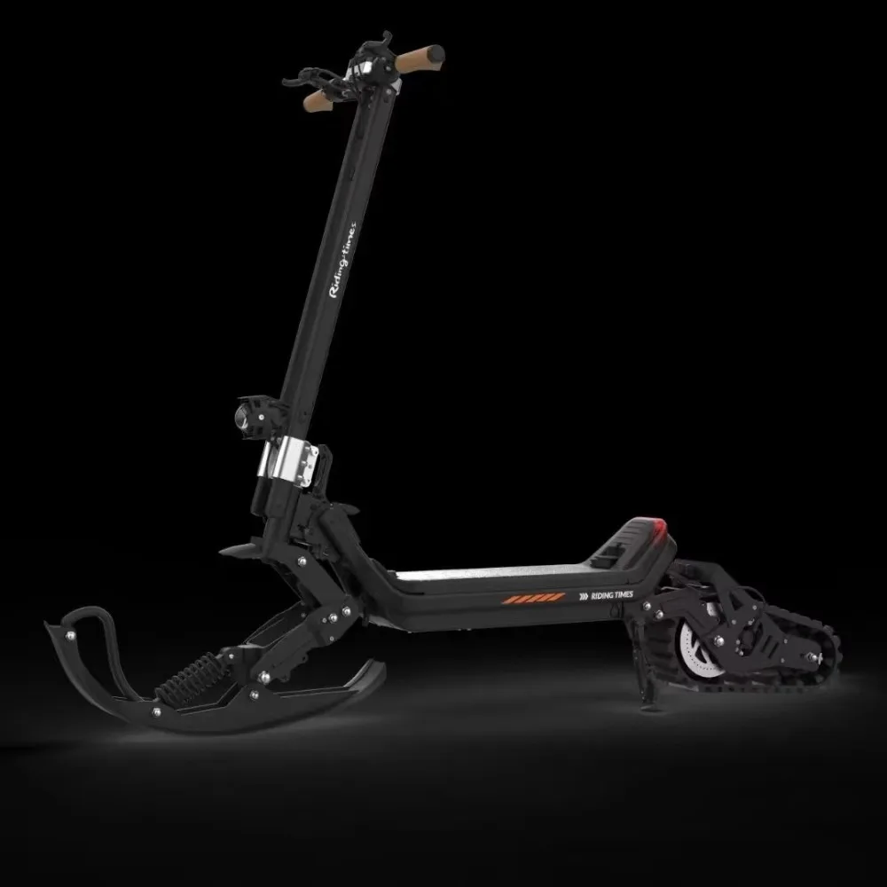 New Design Electric Snow Scooter E-Scooter Three-in-One with Track and Off-Road Wheels 15ah Battery Capacity