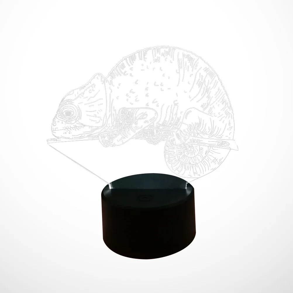 

3D Night Light Led 7 Colors Touch Control Desktop Lamp Decorative Bedroom Light Usb Aa Powered Acrylic 3D Visual Effect