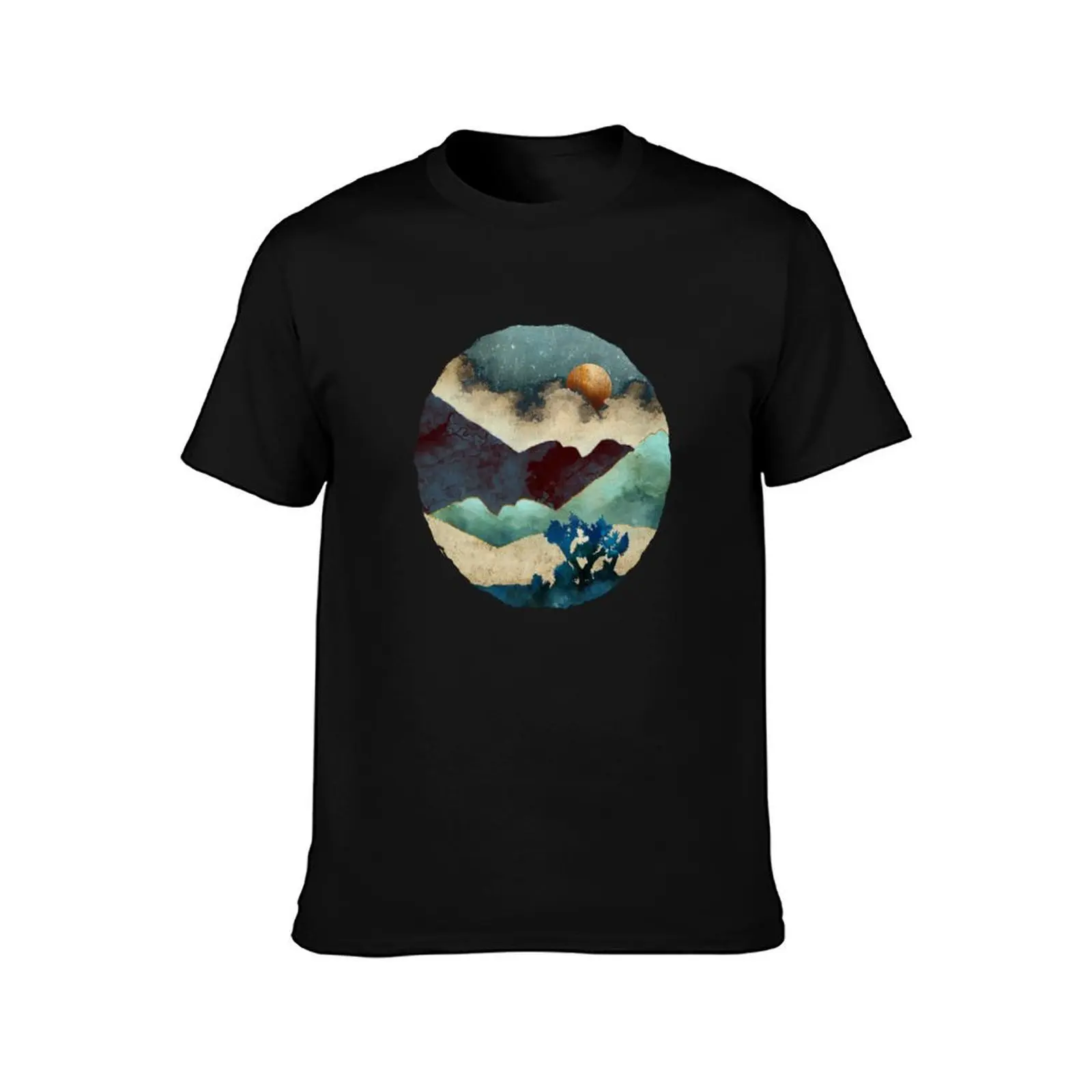Evening Calm T-Shirt Summer Holiday Casual Tee T-Shirt