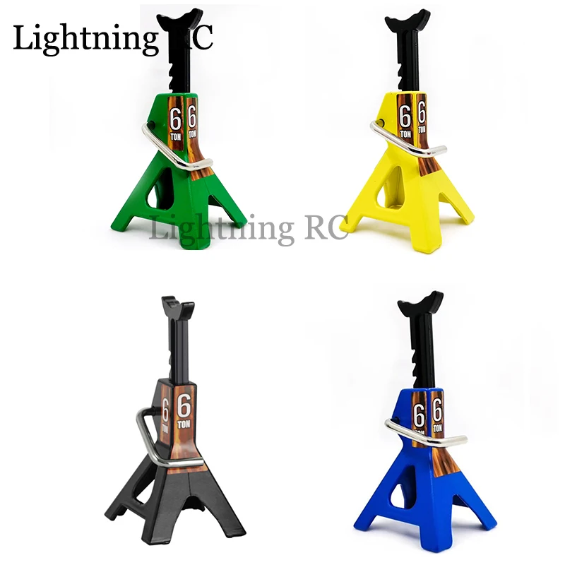 

Rc 2Pcs 6T Car Lift Jack Stand Aluminum alloy Jacks For 1/10 RC4WD D90 CC01 SCX10 Wraith TRX TRX-4 Rock Crawler RC Cars