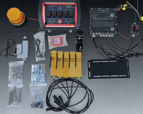 Joystick functions weightlifting12-24V hydraulic valve Truck Crane remote control