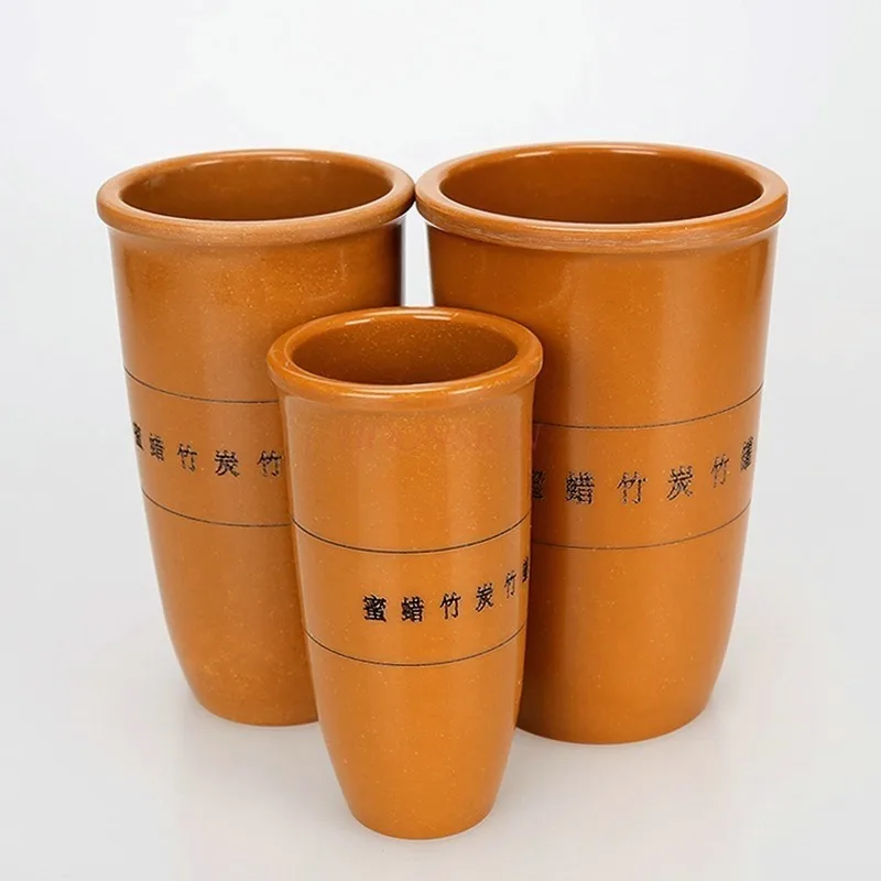 1set Honey wax bamboo charcoal bamboo can cupping, honey wax cupping, fire bamboo charcoal can, household cupping set